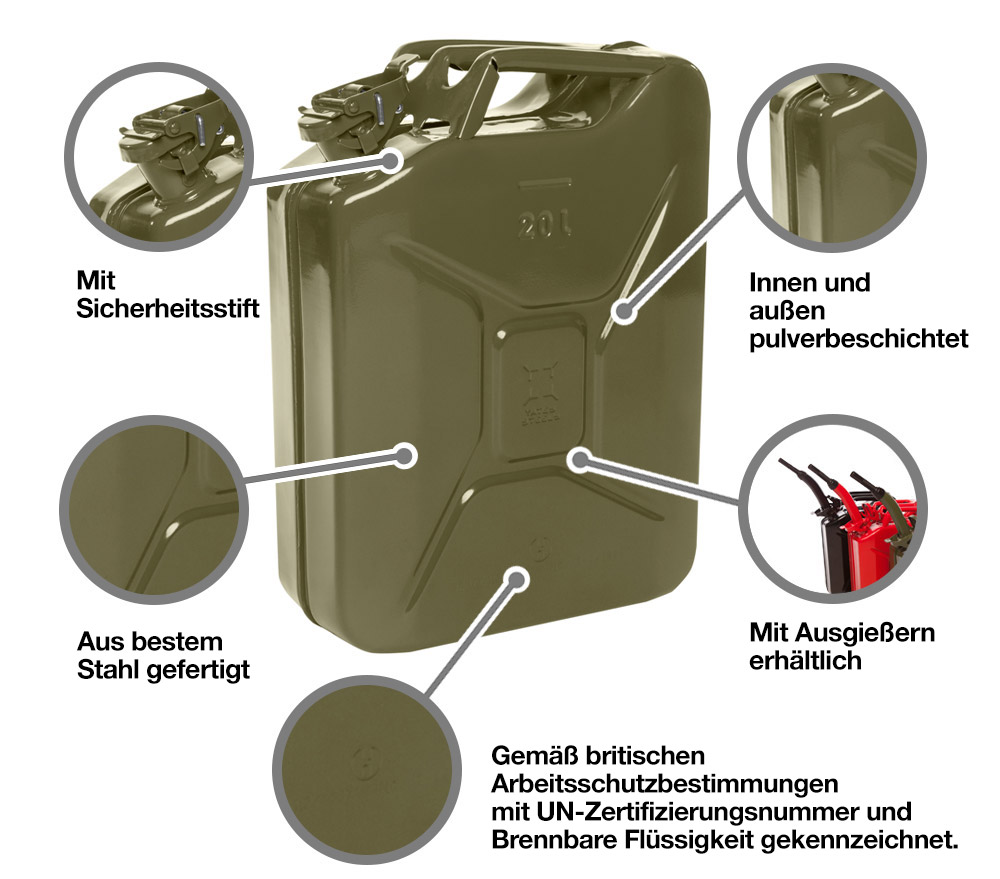 Altölabsaugset - 20 l Kanister - mobil - 4 bar - 180 l/min - inkl.  Saugsonden - , 525,00 €